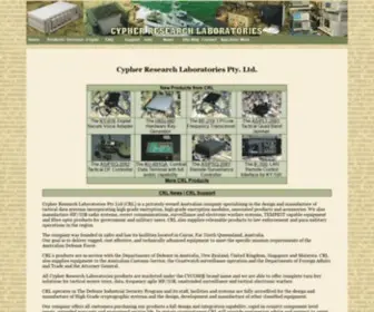 CYpher.com.au(Cypher Research Laboratories) Screenshot