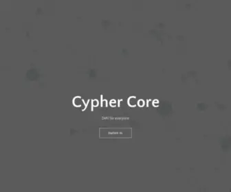 CYphercore.io(Cypher Core) Screenshot