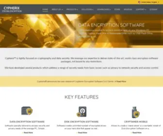 CYpherix.com(Encryption Software) Screenshot