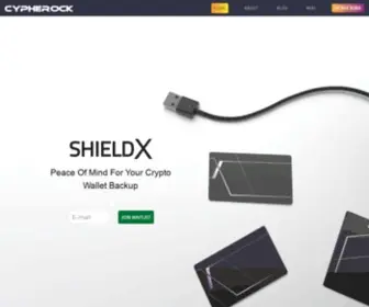 CYpherock.com(World's Safest Hardware Wallet & Cold Wallet For Storing Your Digital Assets) Screenshot