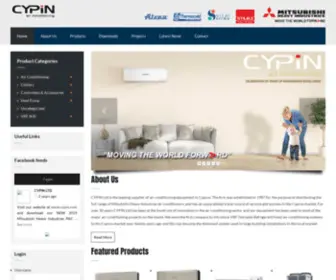 Cypin.com(Mitsubishi Air Conditioner Cyprus) Screenshot