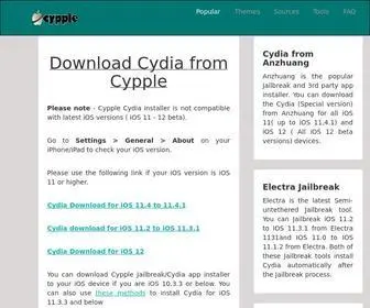 CYPple.com(Download Cydia from Cypple) Screenshot