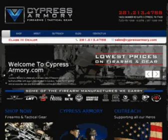 CYpressarmory.com(Cypress Armory) Screenshot