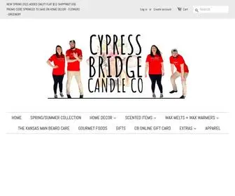 CYpressbridgecandleco.com(Cypress Bridge Candle Co) Screenshot