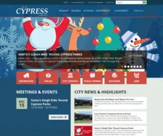 CYpressca.org(City of Cypress) Screenshot