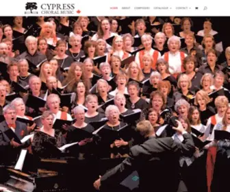 CYpresschoral.com(Cypress Choral Music) Screenshot