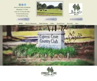 CYpresscovecountryclub.com(First Tee) Screenshot