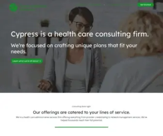 CYpresshcc.com(Cypress Healthcare Consultants) Screenshot