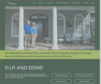 CYpressig.com(Cypress Property & Casualty Insurance Company) Screenshot