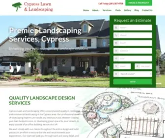 CYpresslawn.net(Cypress Lawn & Landscaping) Screenshot