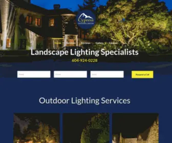 CYpresslighting.ca(Cypress Landscape Lighting) Screenshot