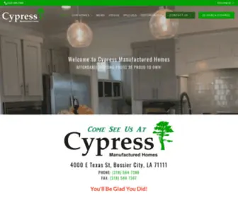 CYpressmanufacturedhomes.com(CYpressmanufacturedhomes) Screenshot