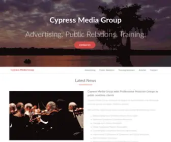 CYpressmedia.net(Training company) Screenshot