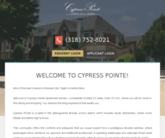 CYpresspointeapartments.com(Cypress Pointe) Screenshot