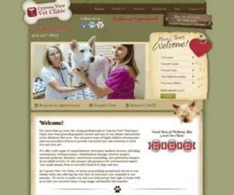 CYpressviewVet.ca(Your Pets) Screenshot