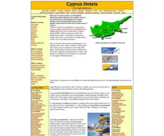 CYprus-Hotels.com(Book your accommodation in Cyprus online with Cyprus Hotels) Screenshot