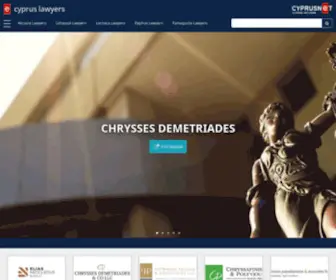 CYprus-Lawyers.com(Cyprus Lawyers) Screenshot