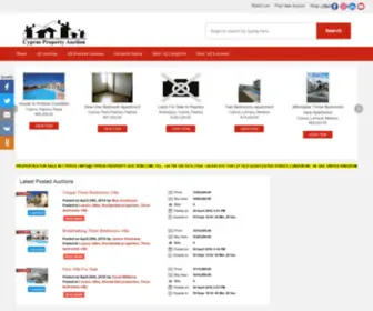 CYprus-Property-Auction.com(Welcome) Screenshot