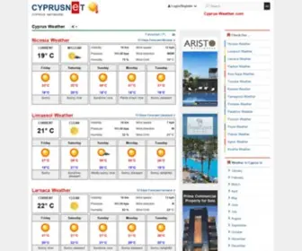 CYprus-Weather.com(Cyprus Weather) Screenshot