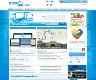 CYprusbybus.com(Cyprus By Bus) Screenshot