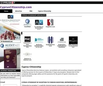 CYpruscitizenship.com(Cyprus Citizenship) Screenshot