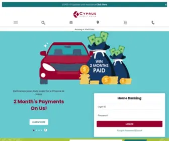 CYpruscu.com(Cyprus Credit Union) Screenshot