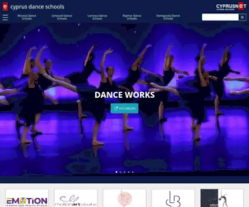 CYprusdanceschools.com(Cyprus Dance Schools directory) Screenshot