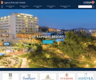 CYprusfivestarhotels.com(Cyprus Five Star Hotels) Screenshot