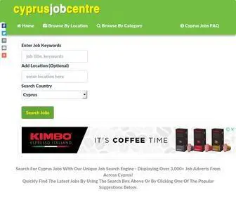 CYprusjobcentre.com(Cyprus Job Centre) Screenshot