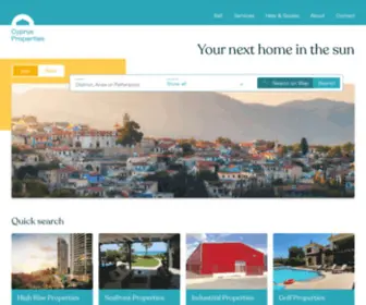 CYprusproperties.com.cy(Cyprus Properties) Screenshot