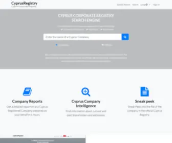 CYprusregistry.com(Cyprus Company Formation Service) Screenshot
