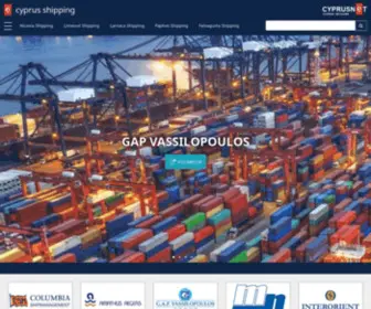 CYprusshipping.com(Cyprus Shipping) Screenshot