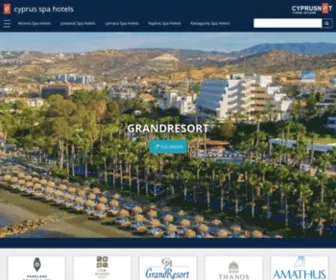 CYprusspahotels.com(Cyprus Spa Hotels) Screenshot