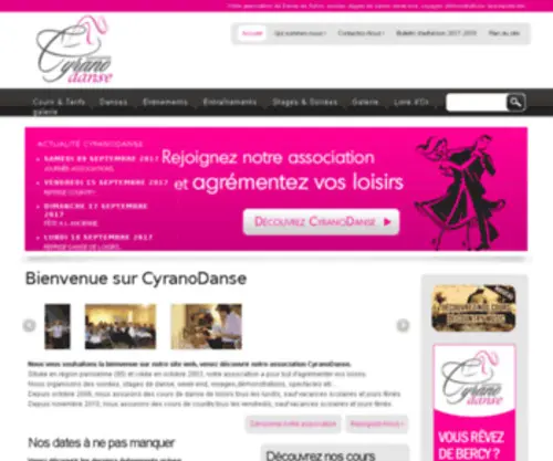 Cyranodanse.com(Cyranodanse) Screenshot