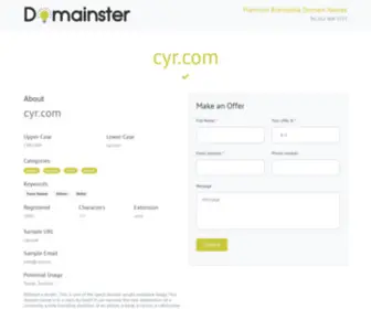 CYR.com(CYR) Screenshot