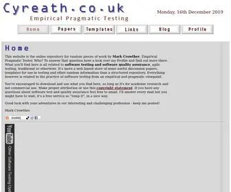 Cyreath.co.uk(Mark Crowther) Screenshot