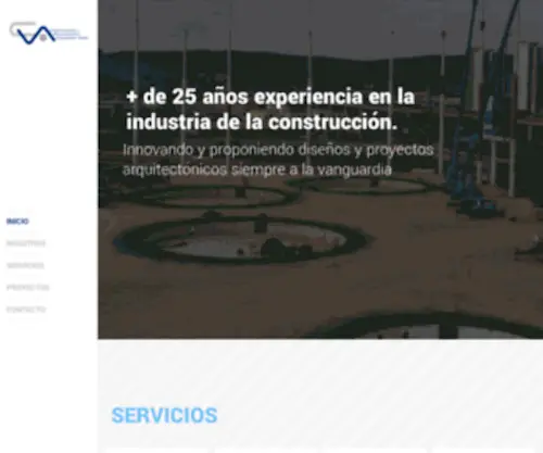 Cyriva.com.mx(Construcciones y Recubrimientos Industriales) Screenshot