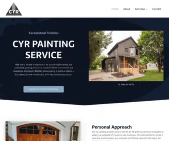 CYrpaintingservice.com(Maine Painting Services) Screenshot