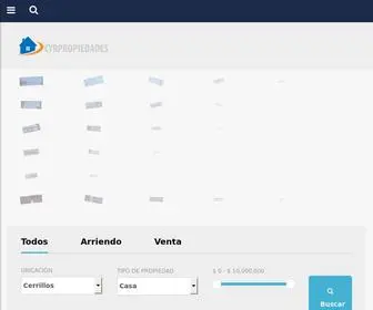 CYRpropiedades.cl(C y R Propiedades) Screenshot