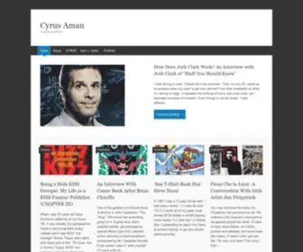 Cyrusaman.com(Cyrus Aman) Screenshot