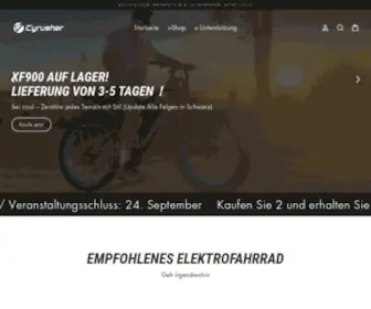 Cyrusher.de(Cyrusher® Fahrräder Deutschland) Screenshot