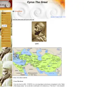 Cyrusthegreat.net(Cyrus The Great) Screenshot