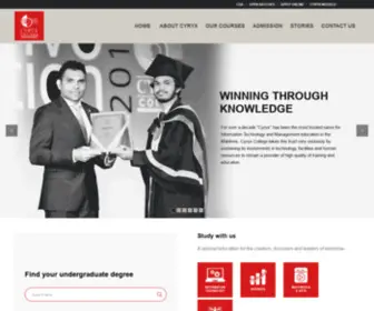 CYRYxcollege.edu.mv(Cyryx College) Screenshot