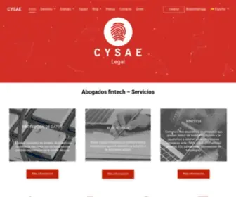Cysae.com(Cysae-Abogados Legaltech Madrid) Screenshot