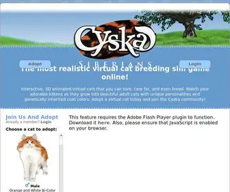 CYskasiberians.com(Cyska Siberians) Screenshot