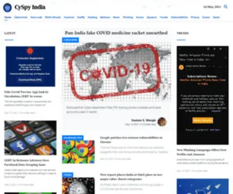 CYSpyindia.com(CySpy India) Screenshot