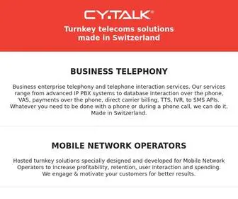 Cytalk.com(Opportunities for mobile operators and enterprises) Screenshot