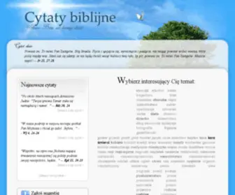 CytatybiblijNe.pl(Strona główna) Screenshot