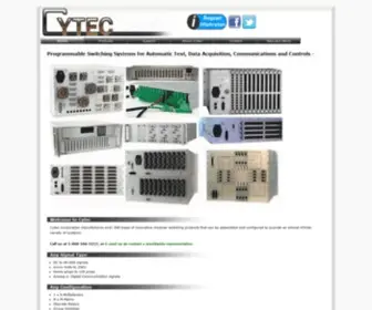 Cytec-Ate.com(Programmable Switching Systems for automated test) Screenshot