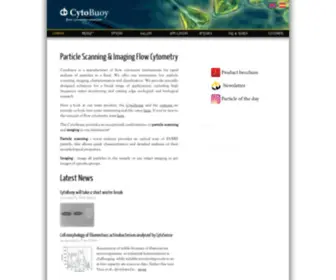 Cytobuoy.com(CytoBuoy flow cytometry solutions) Screenshot